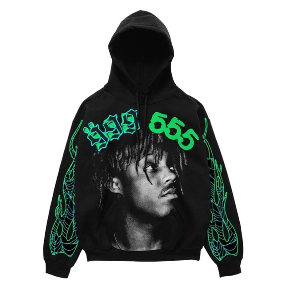 JUICE WRLD 999 X SP5DER HOODIE - Picture 1 of 4